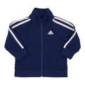 Adidas Jackets & Coats | Adidas Baby Three Stripes Embroidered Logos Full Zip Warmup Jacket Blue Size 12m | Color: Blue | Size: 12m