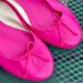 J. Crew Shoes | J Crew Bright Pink Ballet Flats - Size 8 | Color: Pink | Size: 8