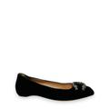 Gucci Shoes | Gucci Black Suede Dionysus Square Toe Ballet Flats Shoes 36.5 Us 6.5 | Color: Black | Size: 36.5eu