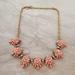 J. Crew Jewelry | J.Crew Pink Rhinestone Crystal Cluster Stacked Statement Necklace | Color: Gold/Pink | Size: Os