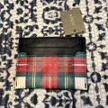 J. Crew Bags | J. Crew Card Holder | Color: Black/Red | Size: Os