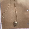 Urban Outfitters Jewelry | Heart Pendant Necklace Urban Outfitters | Color: Gold | Size: Os