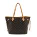 Louis Vuitton Bags | Louis Vuitton Neverfull Mm Tote Bag Pvc Coated Canvas Monogram Brown | Color: Black/Brown | Size: Os