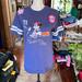 Disney Tops | Disney Walt Disney World Embroidered Baseball T-Shirt Size Youth Xl Navy Blue. | Color: Blue/White | Size: Xlj