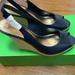 Lilly Pulitzer Shoes | Lilly Pulitzer Kristine Wedge True Navy Blue Sandals Size 9.5 Nib | Color: Blue | Size: 9.5