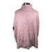 J. Crew Sweaters | J Crew Poncho Womens Small Relaxed Turtleneck Sweater Pink Alpaca Blend Nwt New | Color: Pink | Size: S