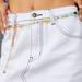 Urban Outfitters Accessories | New - Y2k Urban Outfitters Women's Bead And Body Chain Belt | Color: Gold/Green | Size: Os