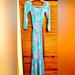 Lilly Pulitzer Dresses | Lilly Pulitzer Odella Maxi Dress Nwt Amalfi Blue Best Fishes Elastic Waist | Color: Blue/Pink | Size: Xxs