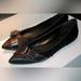 Nine West Shoes | Giles Deacon For Nine West Flat Pony Hair Shoe 5.5 | Color: Black/Orange | Size: 5.5