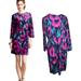 Anthropologie Dresses | Anthropologie Hutch Vibrant Watercolor Abstract Floral Dress Sz 10 Multicolor | Color: Black/Pink | Size: 10