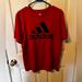 Adidas Shirts & Tops | Euc Adidas Boys T-Shirt Size Xl 18-20 Red Pullover Short Sleeve Reg Fit | Color: Red | Size: Xlb