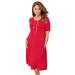 Plus Size Women's Stretch Knit A-Line Dress by Jessica London in Vivid Red (Size 26/28)