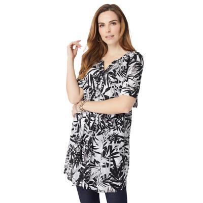 Plus Size Women's Short-Sleeve Angelina Tunic by R...