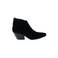 Marc Fisher LTD Ankle Boots: Black Print Shoes - Women's Size 6 1/2 - Almond Toe