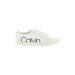 Calvin Klein Sneakers: White Print Shoes - Women's Size 10 - Almond Toe