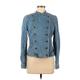 Lauren by Ralph Lauren Denim Jacket: Short Blue Jackets & Outerwear - Women's Size 8 Petite