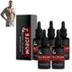 AEXZR Muscle Enhancer Serum, 60ml Muscle Enhancer Serum, Musclegrowth Enhancement Hotserum, Fullbody Muscle Growth Enhancement Serum for Women Men (5PCS)