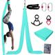 PRIOR FITNESS Aerial Silks Set, 15 Yards Durable 40D Nylon Aerial Dance Silk Equipment with All Rigging Hardware, Yoga Starter Kit for Home, Aerial Yoga Hammock Silky Swing for All Levels