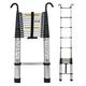 Portable Extension Ladder Telescopic Ladder Aluminum Telescoping Ladder 10/15/19/20ft Long, Anti-Slip Heavy Duty Ladder with Hooks, for Indoor Outdoor Work (Size : 3.4m/11.2ft/7.2kg) interesting