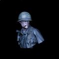 1/10 WW2 US Army Soldier Resin Bust Model Kit Unpainted and unassembled miniature resin model parts // M1Q4x-7