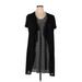 Tiana B. Casual Dress: Black Dresses - Women's Size X-Large