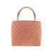 Chanel Leather Shoulder Bag: Quilted Tan Print Bags