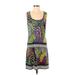 Ali Ro Casual Dress - A-Line Scoop Neck Sleeveless: Green Dresses - Women's Size 8