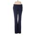 Lilly Pulitzer Dress Pants - Super Low Rise Boot Cut Boot Cut: Blue Bottoms - Women's Size 6