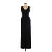 Nicole Miller Artelier Casual Dress - A-Line Scoop Neck Sleeveless: Black Solid Dresses - Women's Size Large