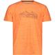 CMP Herren Melange Print T-Shirt (Größe L, orange)