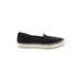 Dr. Scholl's Flats: Slip-on Platform Casual Black Solid Shoes - Women's Size 7 1/2 - Almond Toe