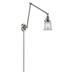 Longshore Tides Capone 1 - Light Dimmable Plug-in Swing Arm Glass/Metal in Gray | 30 H x 8 W x 30 D in | Wayfair 238-SN-G182S