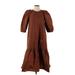 Zara Casual Dress - DropWaist: Brown Dresses - Women's Size X-Small