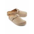 Avena Damen Naturform-Pantolette Memory-Foam Beige