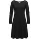 Ragwear Jerseykleid Damen schwarz, S