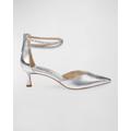 Lilibeth Metallic Crystal-cuff Pumps