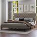 Charlton Home® Cleophes Platform Bed Upholstered/Velvet in Gray | 45.3 H x 80.1 W x 84.1 D in | Wayfair 65AC9B7B3DE64B8298D6F47D51741F74