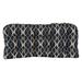 Winston Porter 1 - Piece Outdoor Seat Cushion Polyester in Black/Brown/Gray | 5 H x 42 W x 19 D in | Wayfair 276D0D0C27864B208B4A8EABCF136AB8