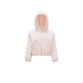 MONCLER ENFANT Prague Hooded Rain Jacket, Pink, Size: 4Y