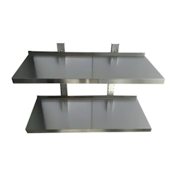 Vaiotec EASYLINE Wandbord 400 inkl. Konsolen zur Wandbefestigung / 2 Etagen B:1800 Image