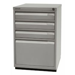 BISLEY Schubladenschrank Serie F abschließbar in silber Bürocontainer Schreibtischcontainer Akten Standcontainer Image
