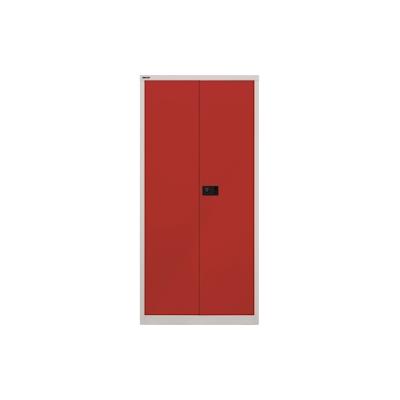 BISLEY Universal Flügeltürenschrank abschließbar - Stahlschrank mit 3-Punkt-Schloss & Flügeltüren - Aktenschrank aus Metall mit 4 Fachböden für 5 Image