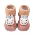 Baby Walking Boots Boys Baby Soft Shoes Toddle Footwear Winter Toddler Shoes Soft Bottom Indoor Non Slip Warm Floor Cartoon Animal Socks Shoes Size 3 Boots for Baby Boys