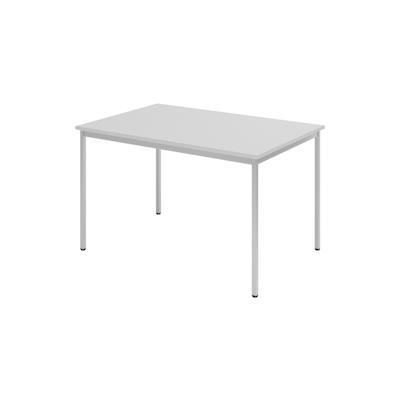bümö Tisch, Multifunktionstisch 120 x 80 cm in grau - Besprechungstisch, Konferenztisch, Meetingtisch, Mehrzwecktisch, Pausentisch, Besprechungsraum, Image