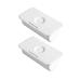 2pcs Wall-mounted Trash Bag Dispenser Garbage Bag Storage Box Trash Bag Container for Bathroom Kitchen (White)