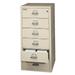 Fireking 6 Drawer 31 D Card-Check-Note File fireproof Cabinet-Ivory White