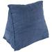Reading Backrest Cushion Wedge Pillow Back Cushion Lumbar Pad Bed Office Chair Rest Pillow Back Support Pillow(Blue)
