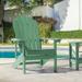 ACEGOSES 1 Peak HIPS Adirondack Outdoor Chairs Weather Resistant for Patio Garden Backyard Patio and Indoors Green