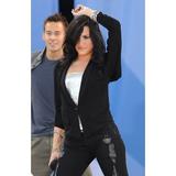 Demi Lovato At Talk Show Appearance For Good Morning America Gma Concert Series With The Jonas Brothers Rumsey