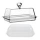 2Pcs Butter Slicer Box Clear Butter Keeper Butter Holder for Butter Cheese Keeping Storage Box